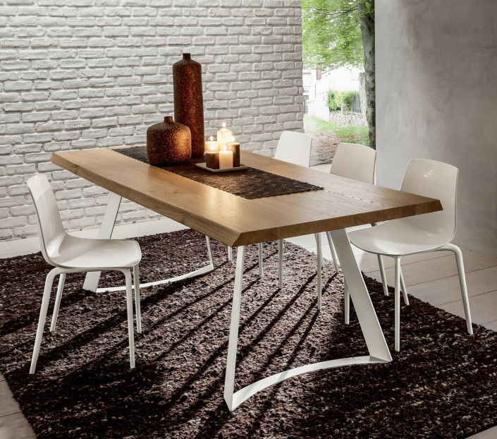 Tavolo in legno scortecciato Bruno- La Primavera-MIT Design Store