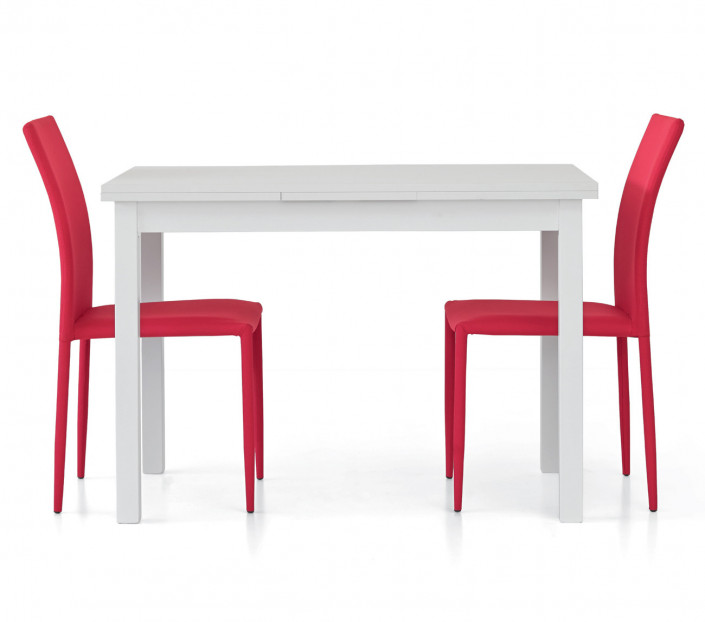 Tavolo bianco frassinato allungabile Giulio - MIT Design Store