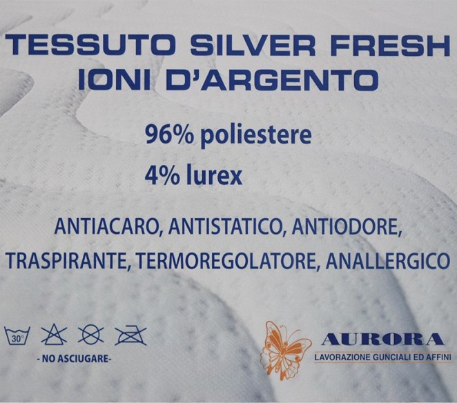 Cuscino anallergico antiacaro Silver Fresh