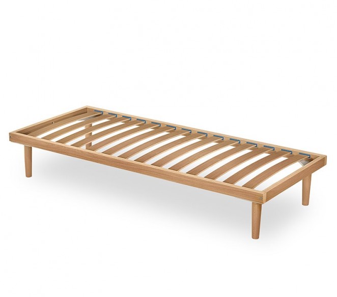 Rete per letto singolo in legno Ebano in vendita su MIT Design Store