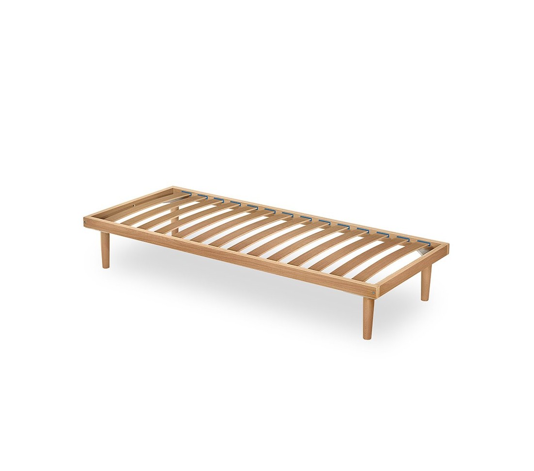 Rete per letto singolo in legno Ebano in vendita su MIT Design Store